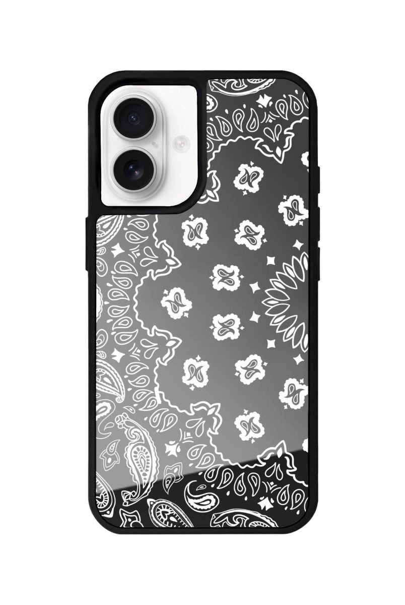 iPhone 16 Paisley Mirror Aynalı Telefon Kılıfı Antrasit - SUMTHINCS