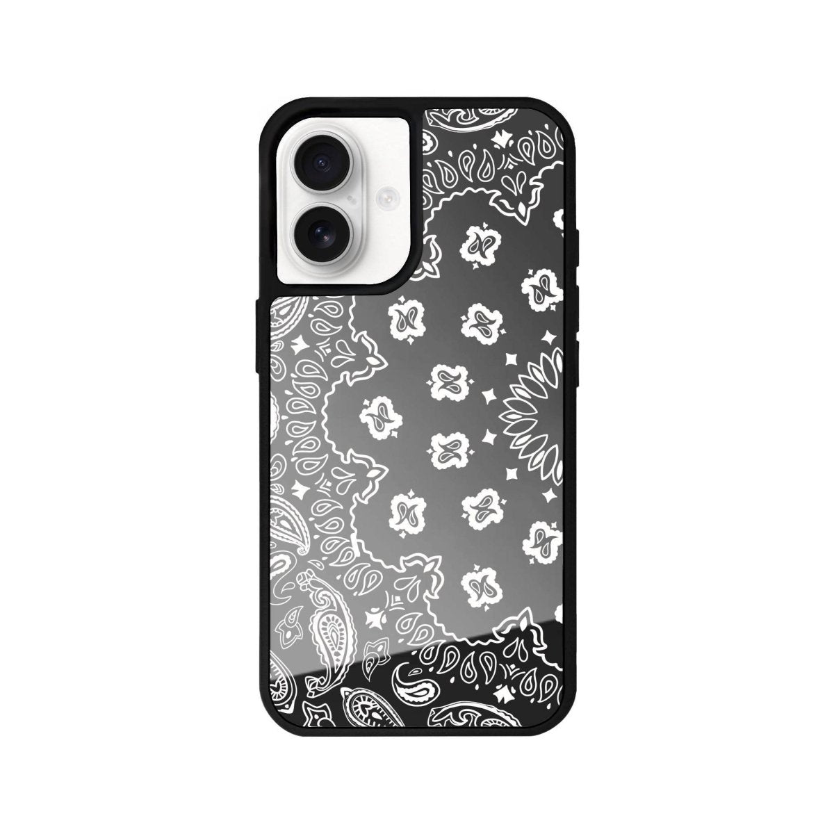 iPhone 16 Paisley Mirror Aynalı Telefon Kılıfı Antrasit - SUMTHINCS