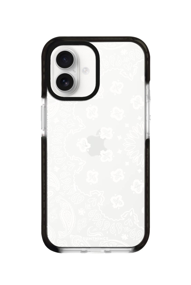 iPhone 16 Paisley Procase Şeffaf Telefon Kılıfı Siyah Şeffaf - SUMTHINCS