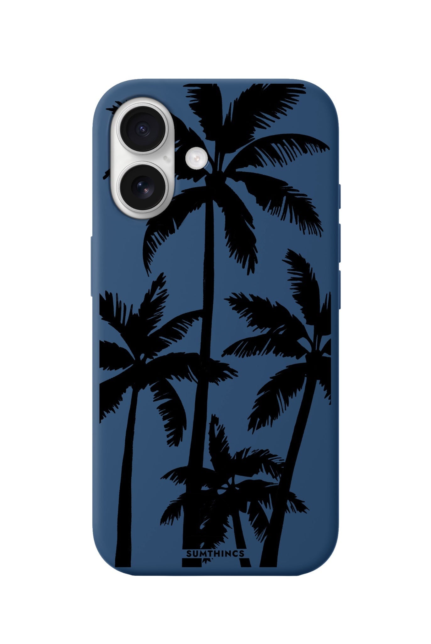 iPhone 16 Palm Trees Premium Telefon Kılıfı Pasifik Mavi - SUMTHINCS