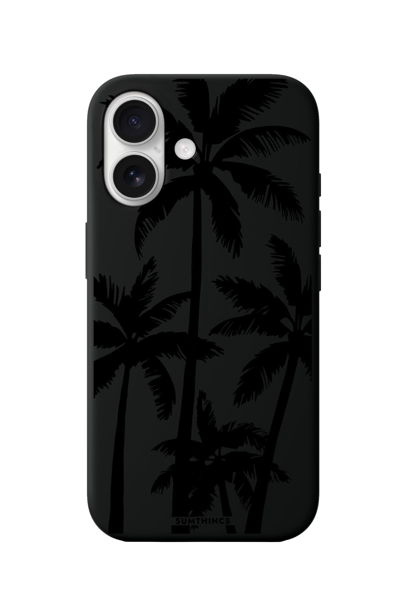 iPhone 16 Palm Trees Premium Telefon Kılıfı Siyah - SUMTHINCS