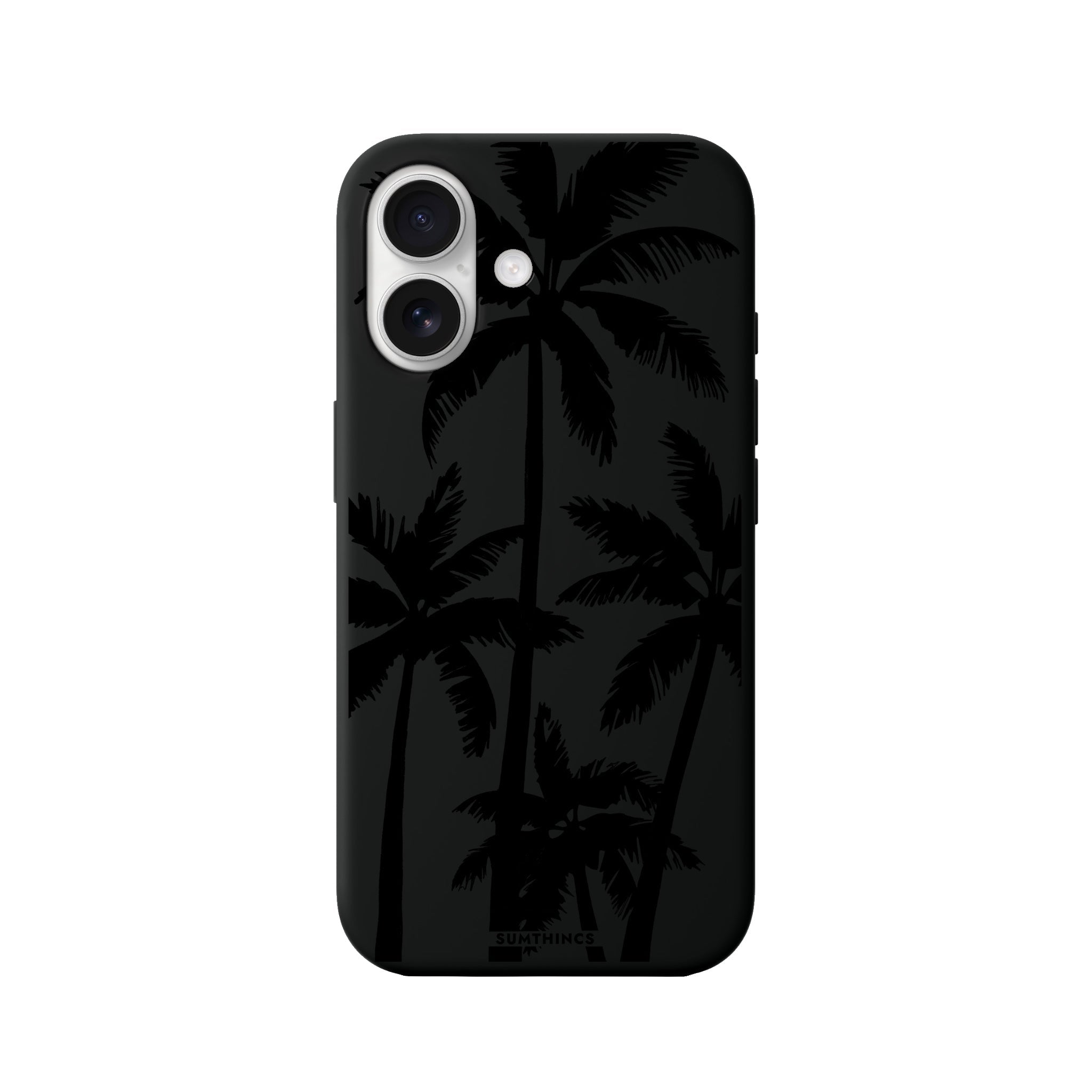 iPhone 16 Palm Trees Premium Telefon Kılıfı Siyah - SUMTHINCS