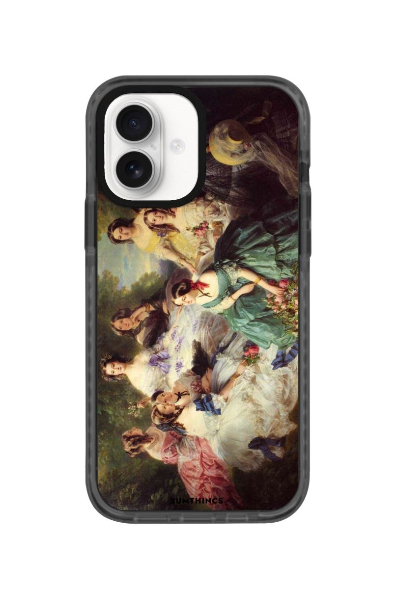 iPhone 16 Picnic Procase Şeffaf Telefon Kılıfı Antrasit - SUMTHINCS