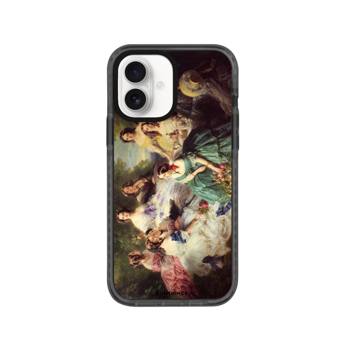 iPhone 16 Picnic Procase Şeffaf Telefon Kılıfı Antrasit - SUMTHINCS