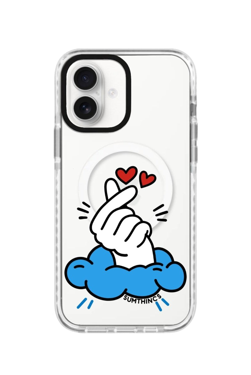 iPhone 16 Plus Crush Magsafe Procase Telefon Kılıfı Beyaz Şeffaf - SUMTHINCS