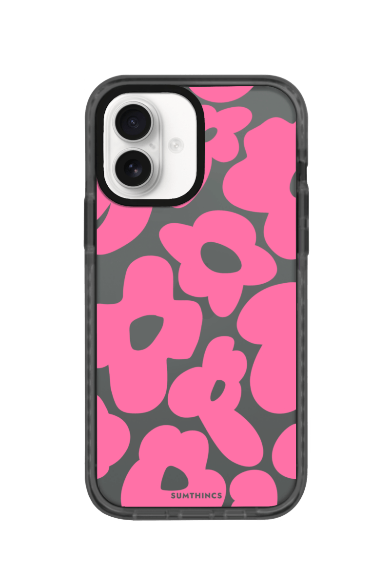 iPhone 16 Plus Daisy Pop Procase Telefon Kılıfı Antrasit - SUMTHINCS