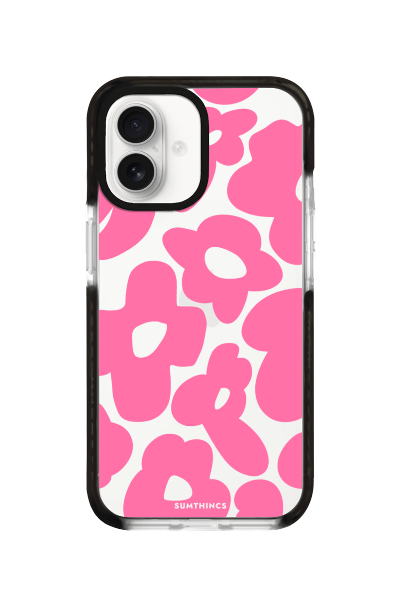 iPhone 16 Plus Daisy Pop Procase Telefon Kılıfı Siyah Şeffaf - SUMTHINCS