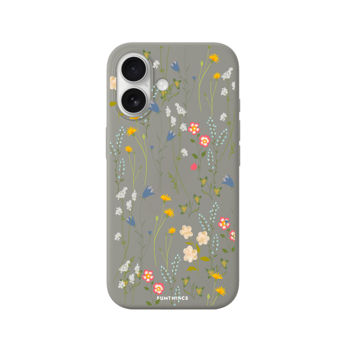 iPhone 16 Plus Eternal Garden Premium Telefon Kılıfı Gri - SUMTHINCS