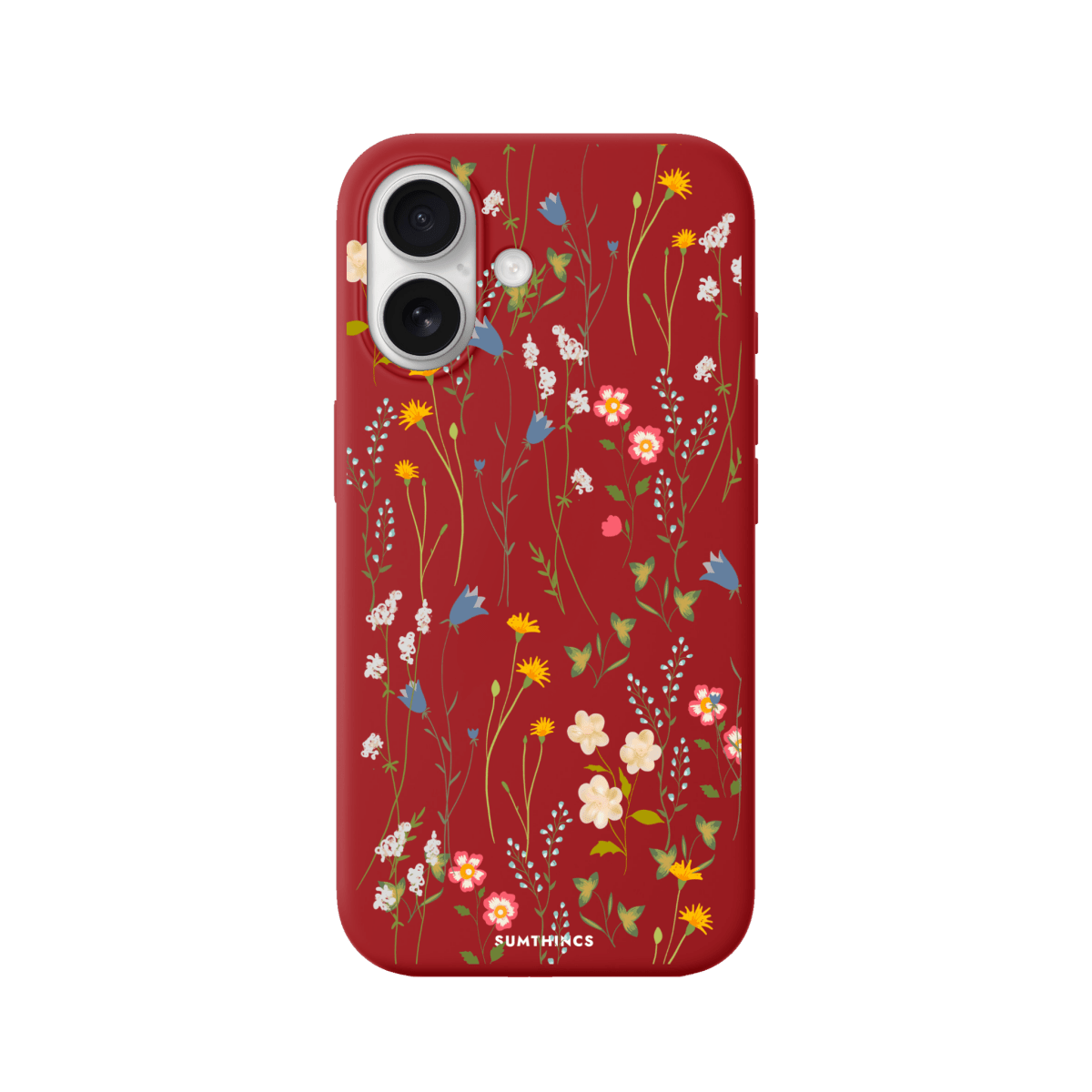 iPhone 16 Plus Eternal Garden Premium Telefon Kılıfı Kırmızı - SUMTHINCS