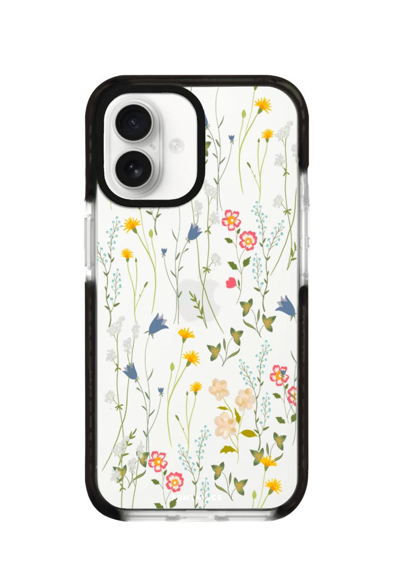 iPhone 16 Plus Eternal Garden Procase Şeffaf Telefon Kılıfı Siyah Şeffaf - SUMTHINCS