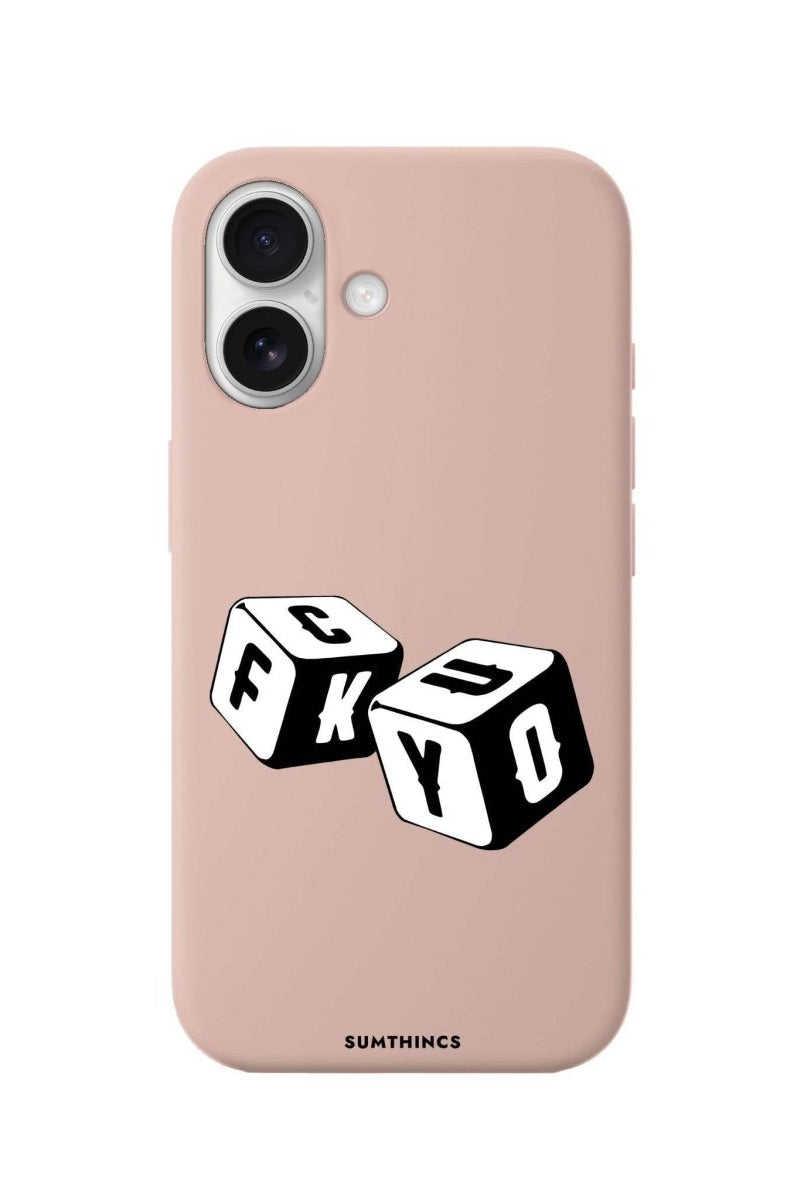 iPhone 16 Plus Fck You Premium Telefon Kılıfı Bej - SUMTHINCS