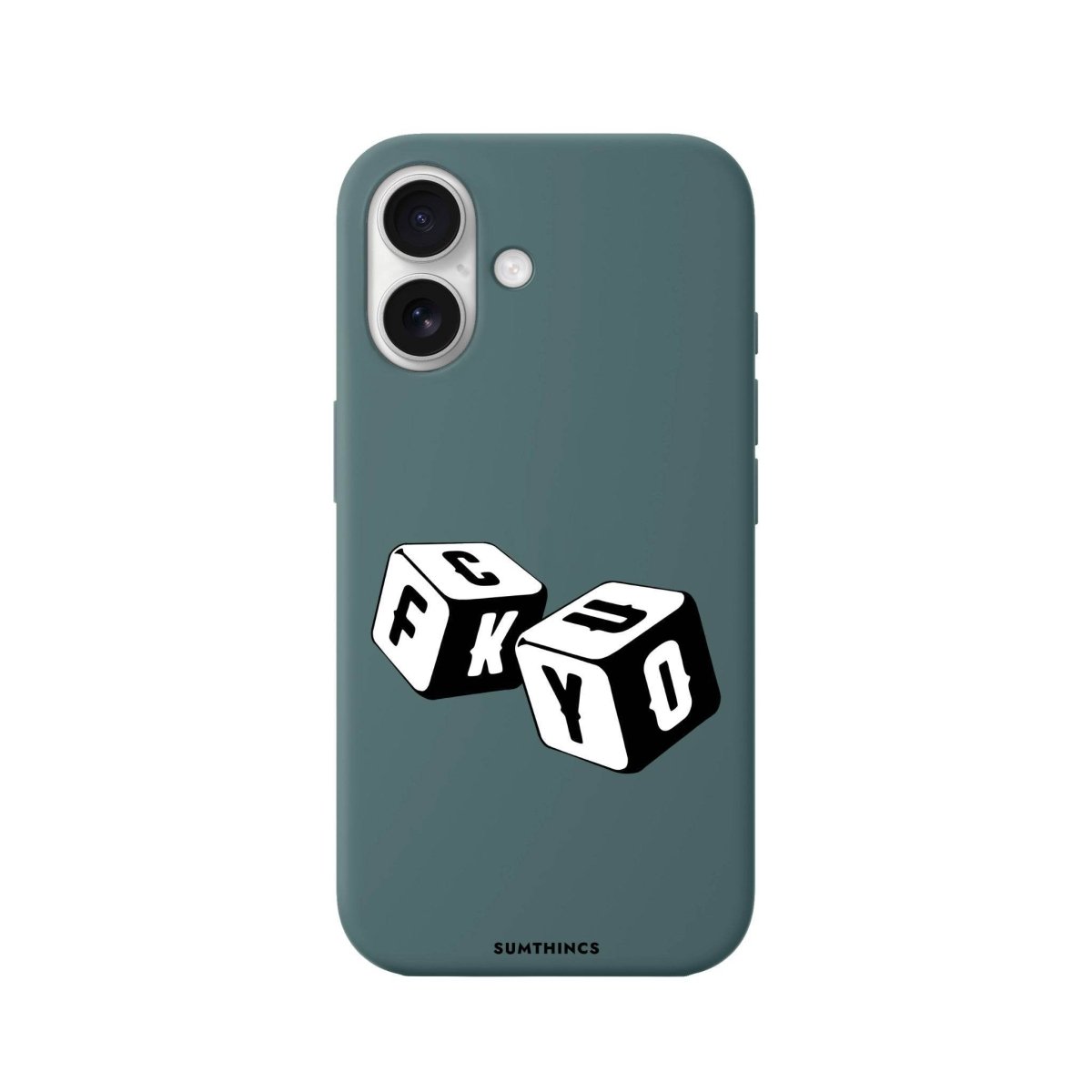 iPhone 16 Plus Fck You Premium Telefon Kılıfı Kaktüs Yeşili - SUMTHINCS