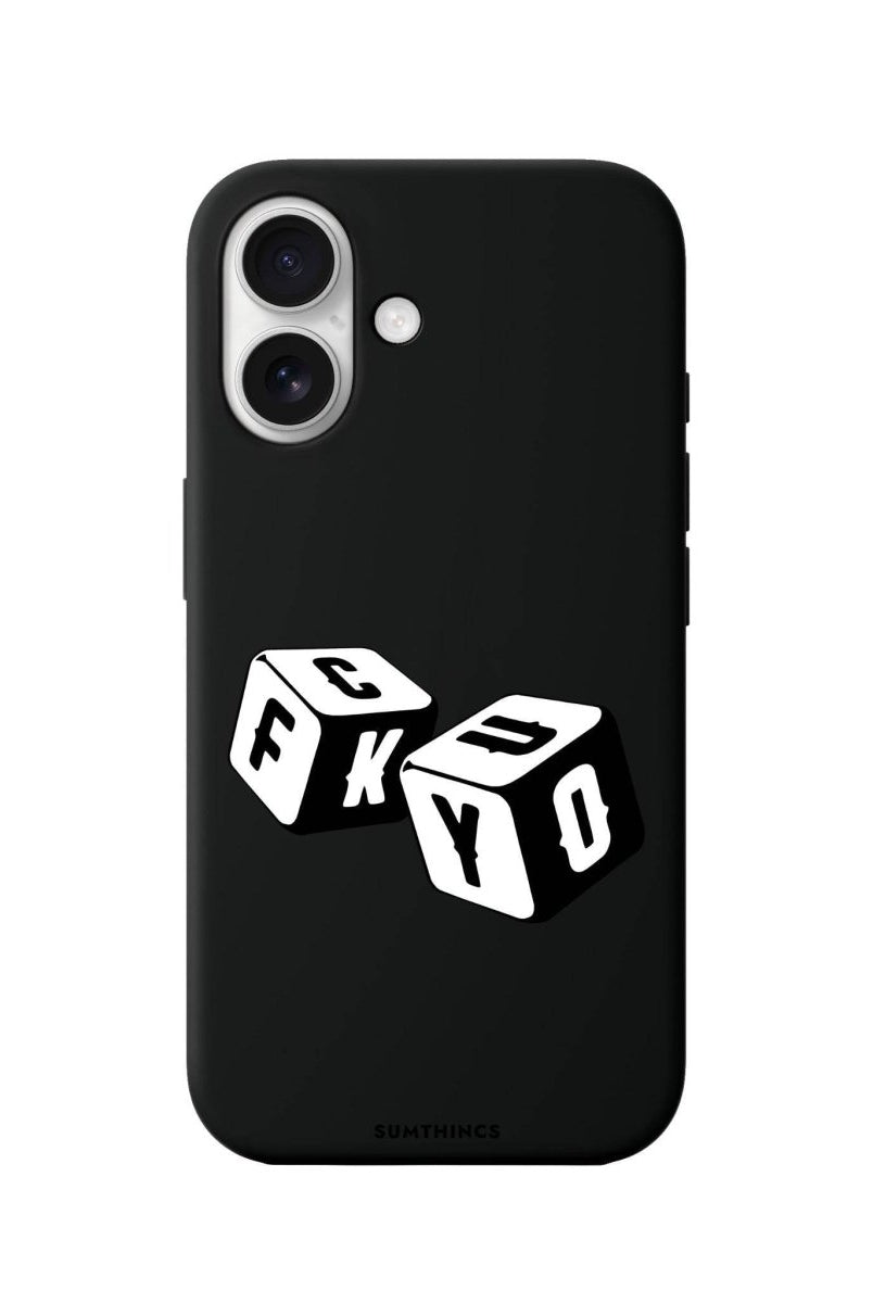 iPhone 16 Plus Fck You Premium Telefon Kılıfı Siyah - SUMTHINCS