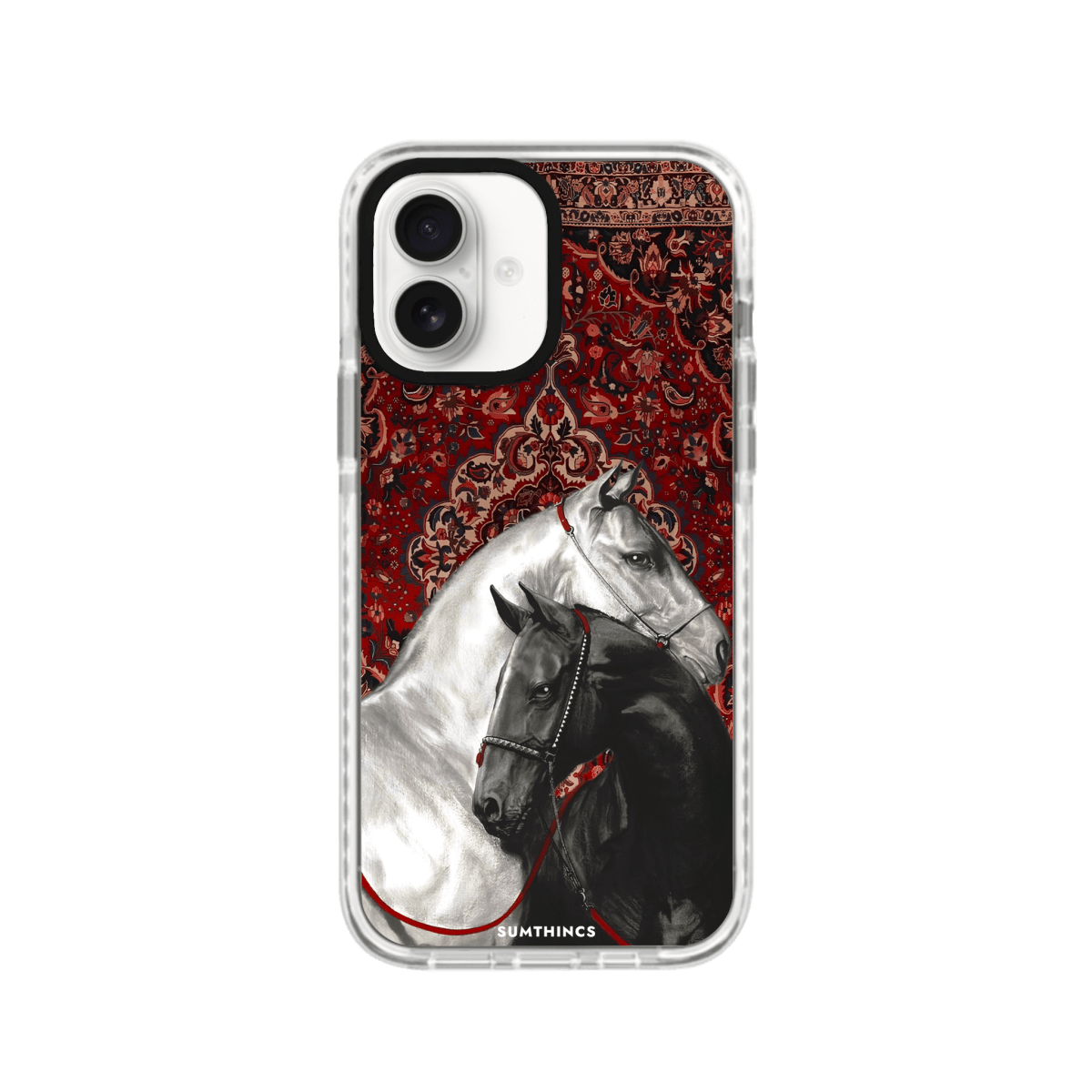 iPhone 16 Plus Harmony Procase Şeffaf Telefon Kılıfı Beyaz Şeffaf - SUMTHINCS