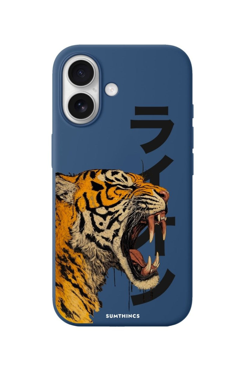 iPhone 16 Plus Lion Premium Telefon Kılıfı Pasifik Mavi - Sumthincs