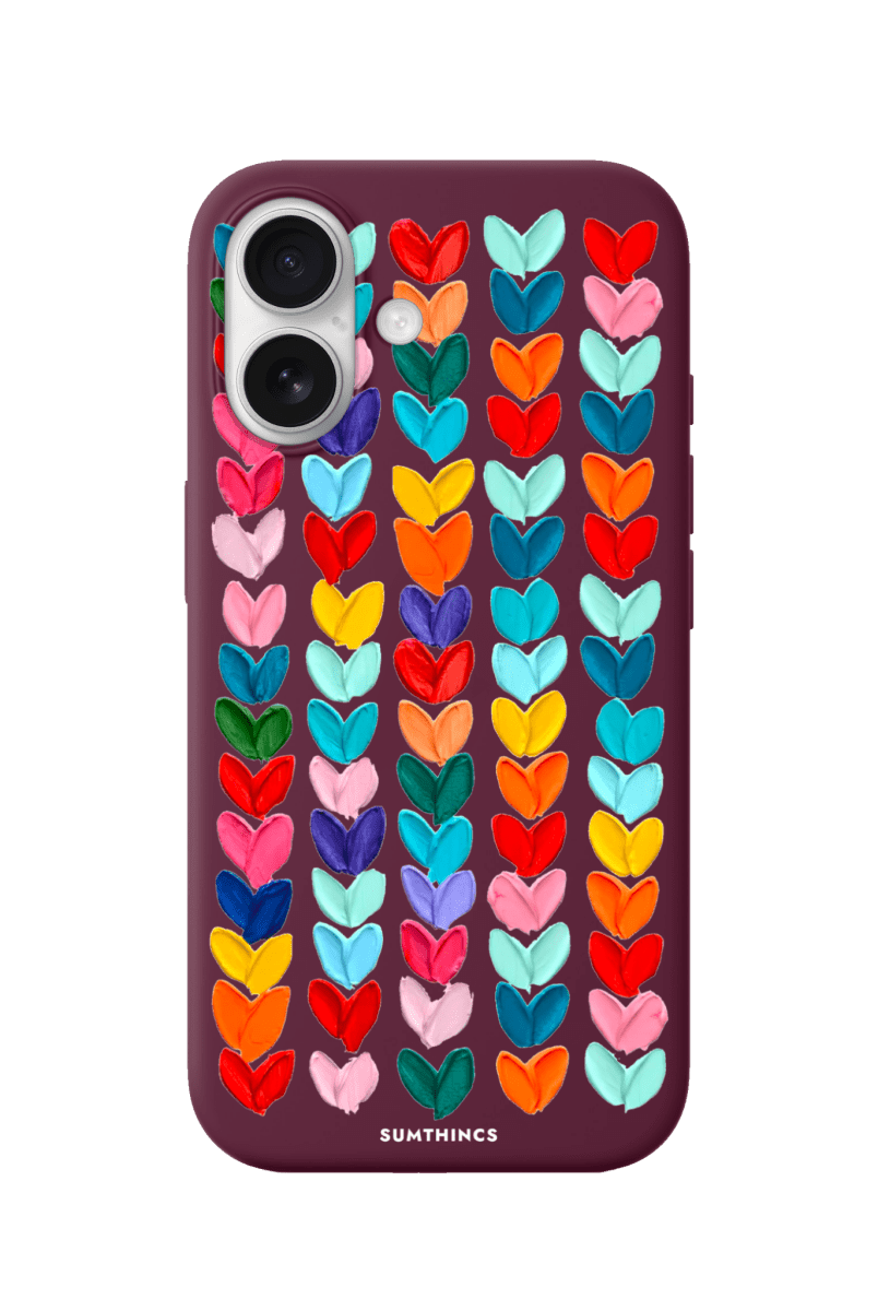 iPhone 16 Plus Lovestorm Premium Telefon Kılıfı Bordo - SUMTHINCS