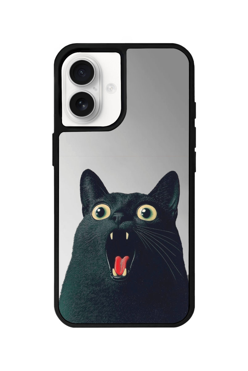 iPhone 16 Plus Meoww Mirror Aynalı Telefon Kılıfı - SUMTHINCS