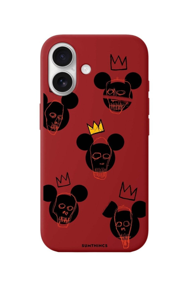 iPhone 16 Plus Mickeys Midnight Premium Telefon Kılıfı Kırmızı - SUMTHINCS