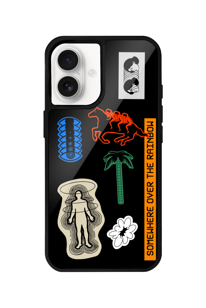 iPhone 16 Plus Somewhere Glossy Cam Telefon Kılıfı - SUMTHINCS