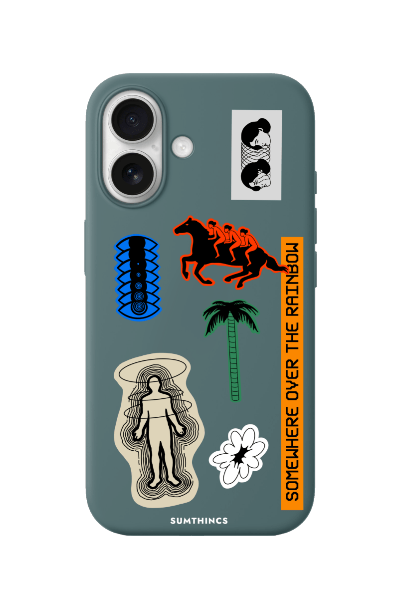 iPhone 16 Plus Somewhere Premium Telefon Kılıfı Kaktüs Yeşili - SUMTHINCS