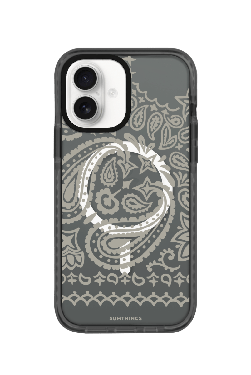 iPhone 16 Plus Urban Bandana Magsafe Procase Şeffaf Telefon Kılıfı Antrasit - SUMTHINCS