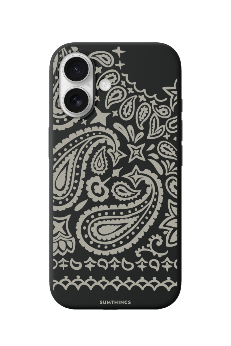 iPhone 16 Plus Urban Bandana Premium Telefon Kılıfı Siyah - SUMTHINCS