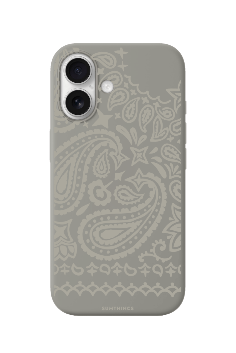 iPhone 16 Plus Urban Bandana Premium Telefon Kılıfı Gri - SUMTHINCS