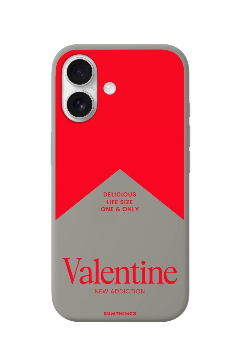 iPhone 16 Plus Valentine Premium Telefon Kılıfı Gri - SUMTHINCS