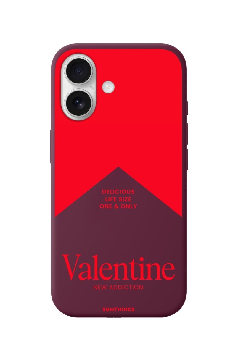 iPhone 16 Plus Valentine Premium Telefon Kılıfı Bordo - SUMTHINCS