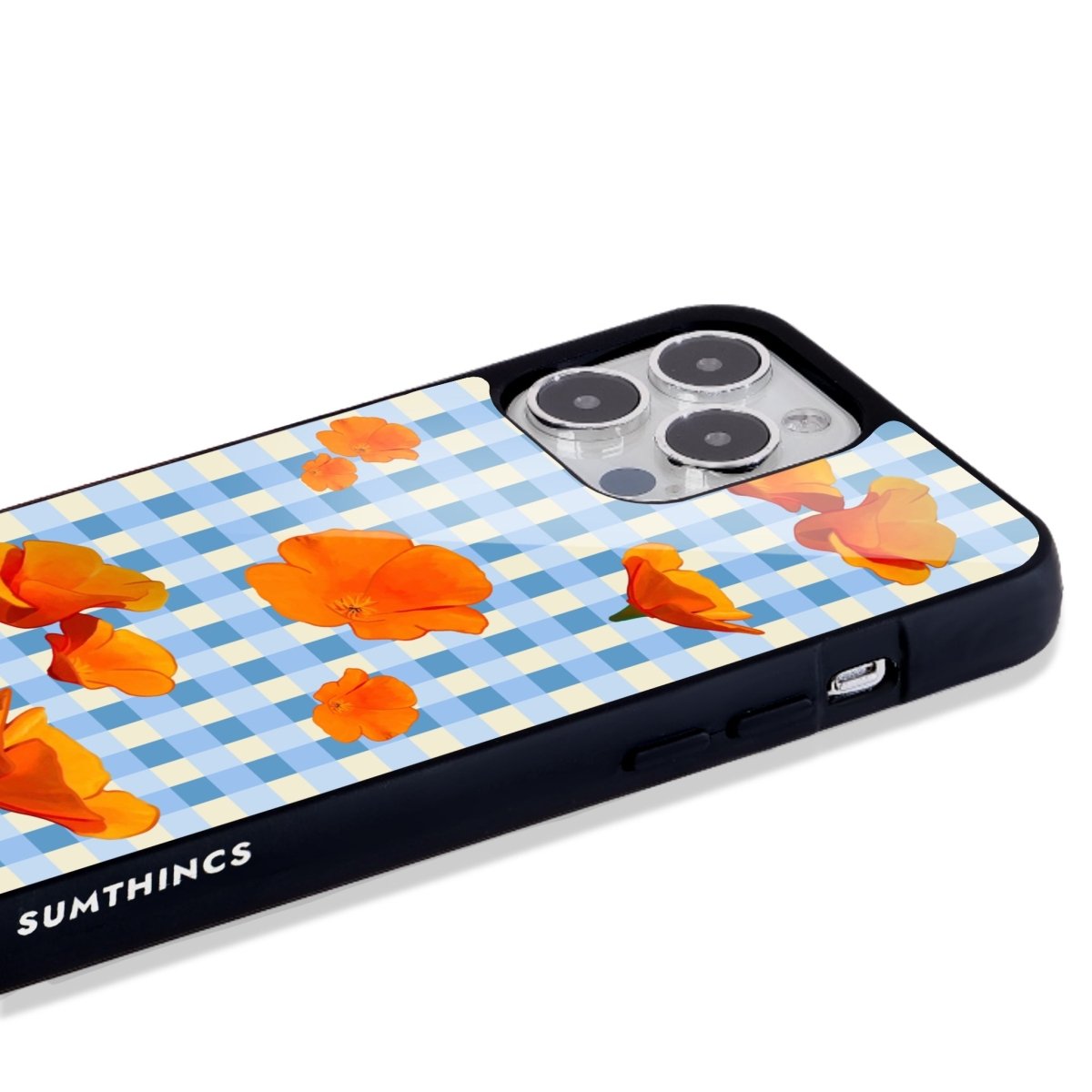 iPhone 16 Poppies Glossy Cam Telefon Kılıfı - SUMTHINCS