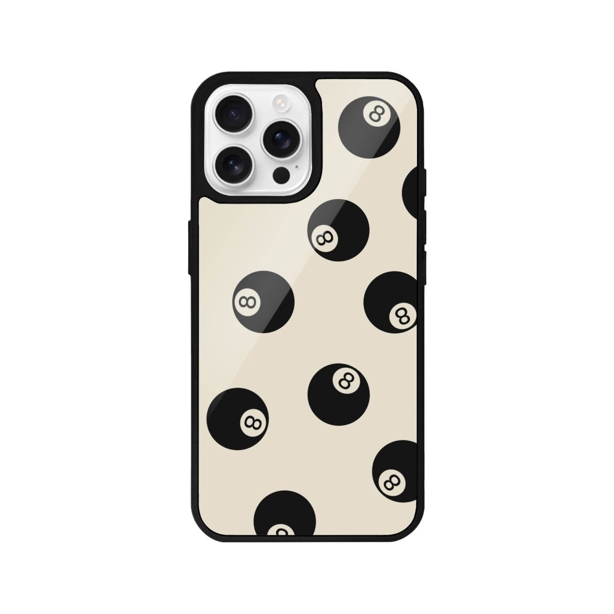 iPhone 16 Pro 8Ball Glossy Cam Telefon Kılıfı - SUMTHINCS