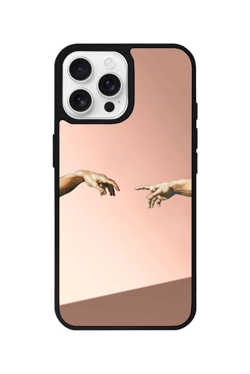 iPhone 16 Pro Adam's Creation Mirror Aynalı Telefon Kılıfı Metalik Pembe - SUMTHINCS