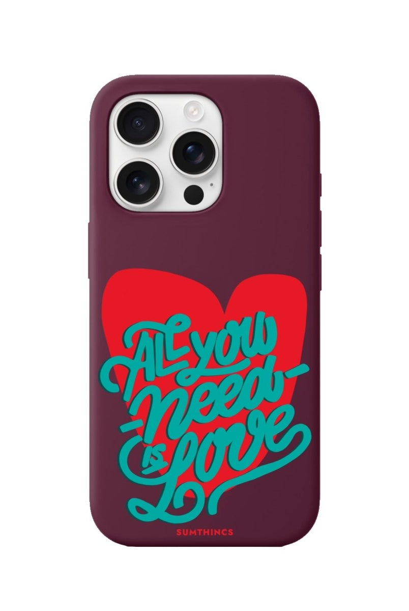 iPhone 16 Pro All You Need is Love Premium Telefon Kılıfı - SUMTHINCS