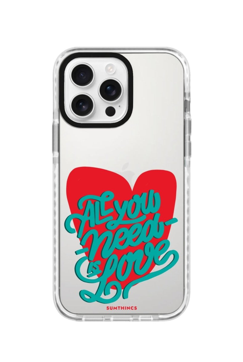 iPhone 16 Pro All You Need is Love Procase Şeffaf Telefon Kılıfı - SUMTHINCS