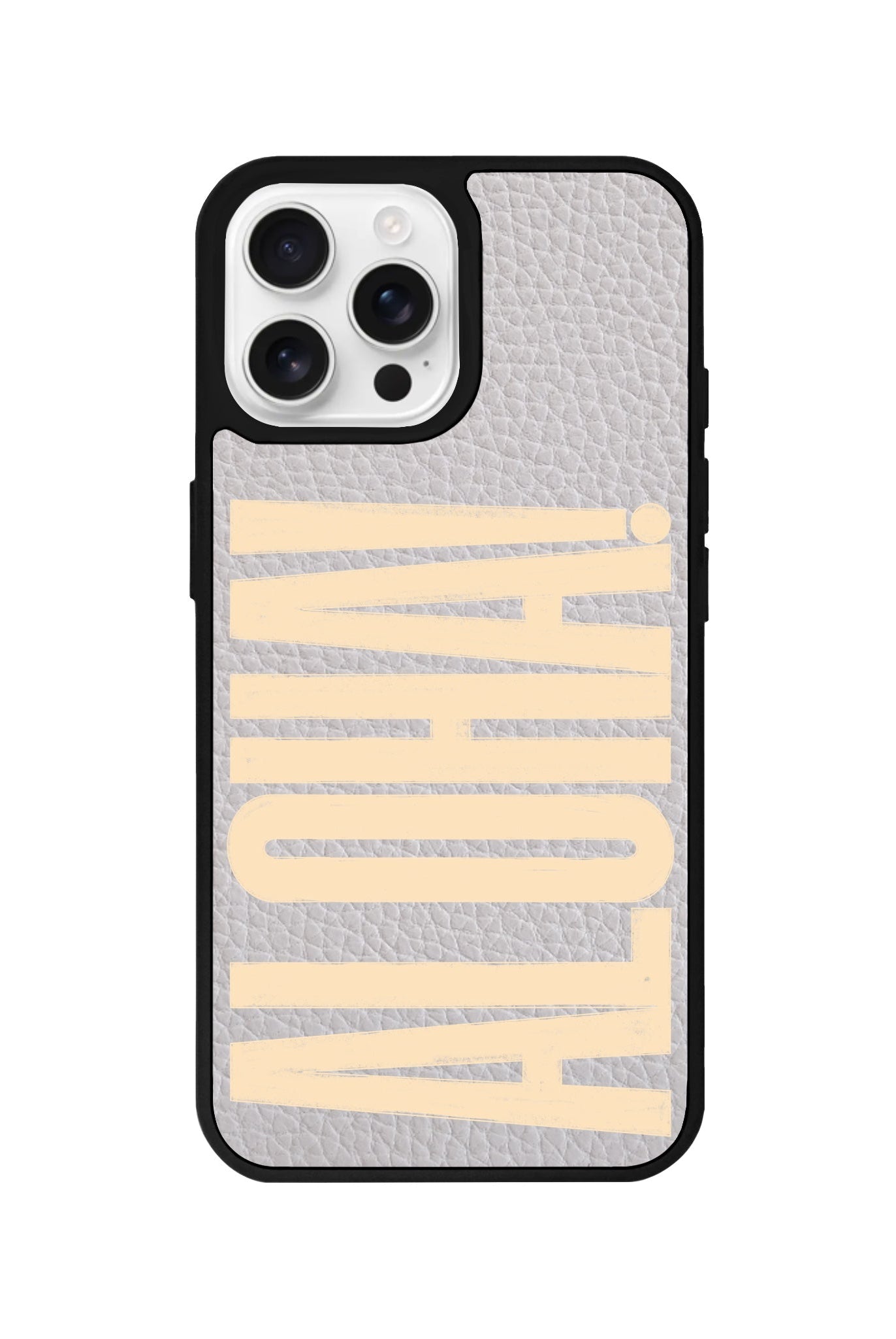 iPhone 16 Pro Aloha Leather Vegan Deri Telefon Kılıfı - SUMTHINCS