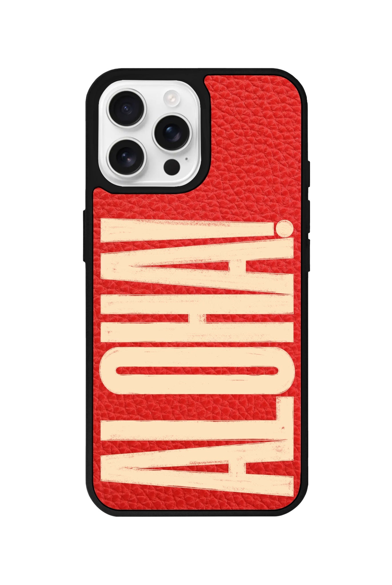 iPhone 16 Pro Aloha Leather Vegan Deri Telefon Kılıfı - SUMTHINCS