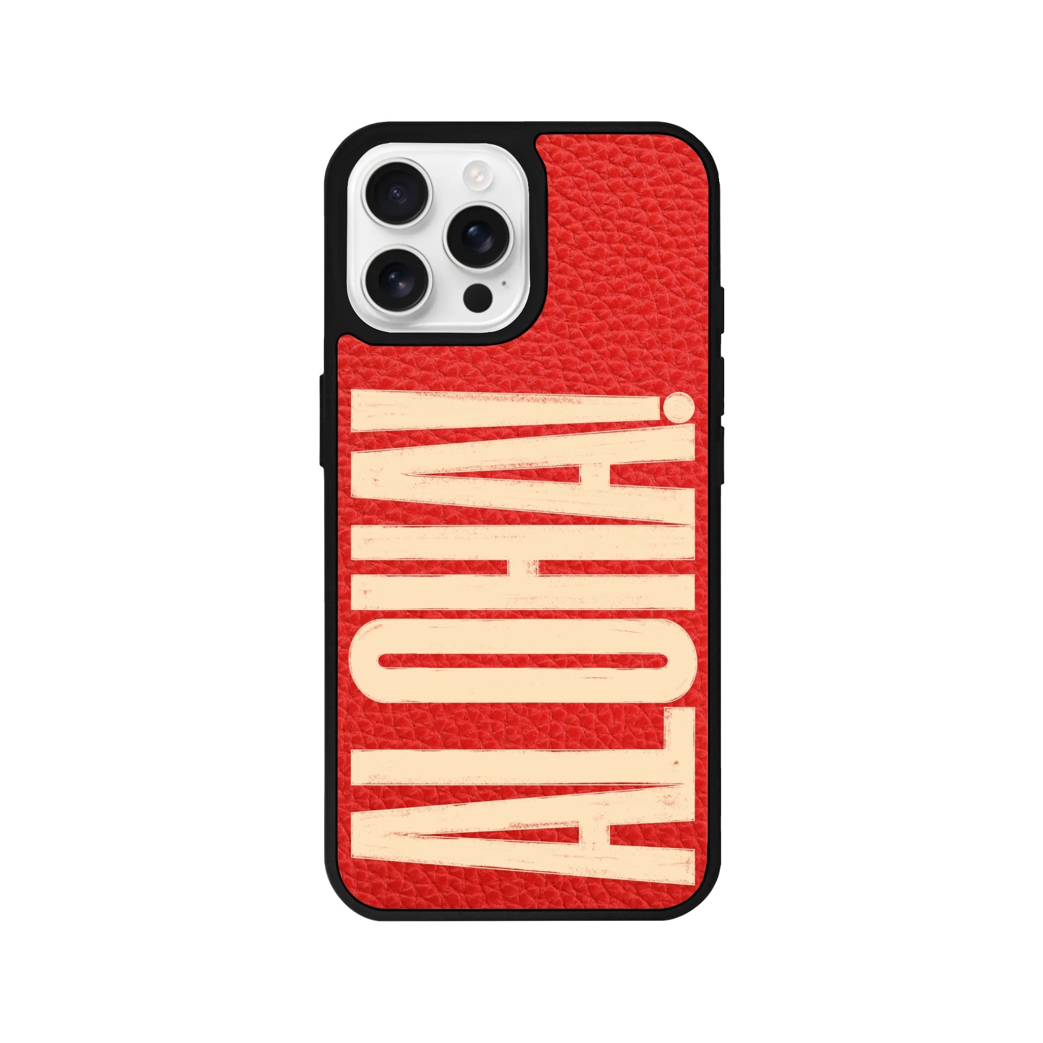 iPhone 16 Pro Aloha Leather Vegan Deri Telefon Kılıfı - SUMTHINCS