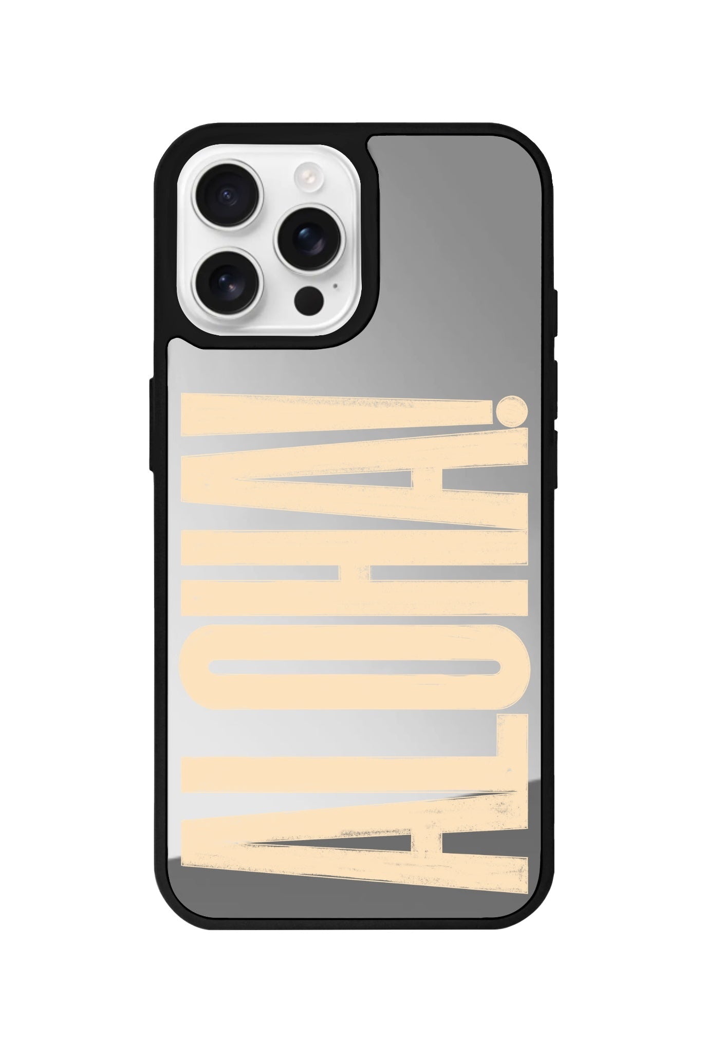 iPhone 16 Pro Aloha Mirror Aynalı Telefon Kılıfı Gümüş - SUMTHINCS