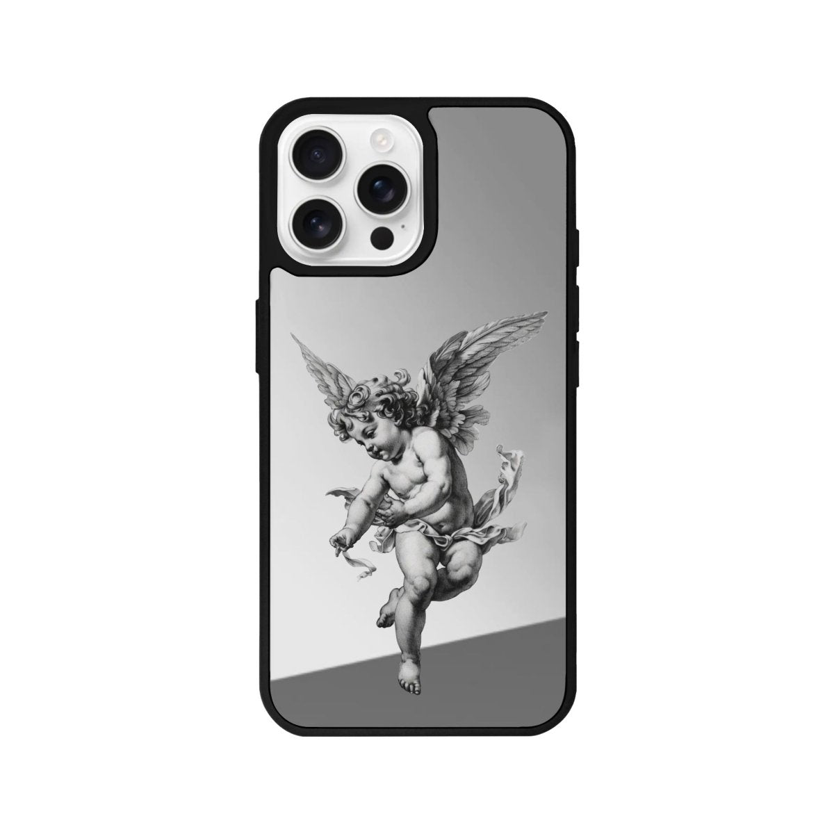 iPhone 16 Pro Angel Mirror Aynalı Telefon Kılıfı Gümüş - SUMTHINCS