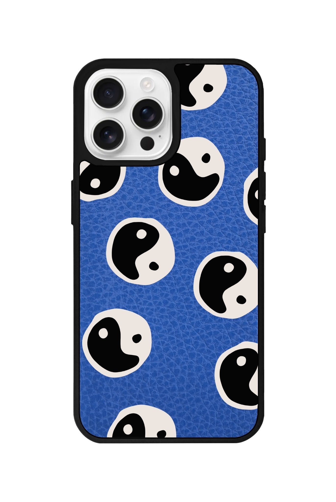 iPhone 16 Pro Balance Leather Vegan Deri Telefon Kılıfı Mavi - SUMTHINCS