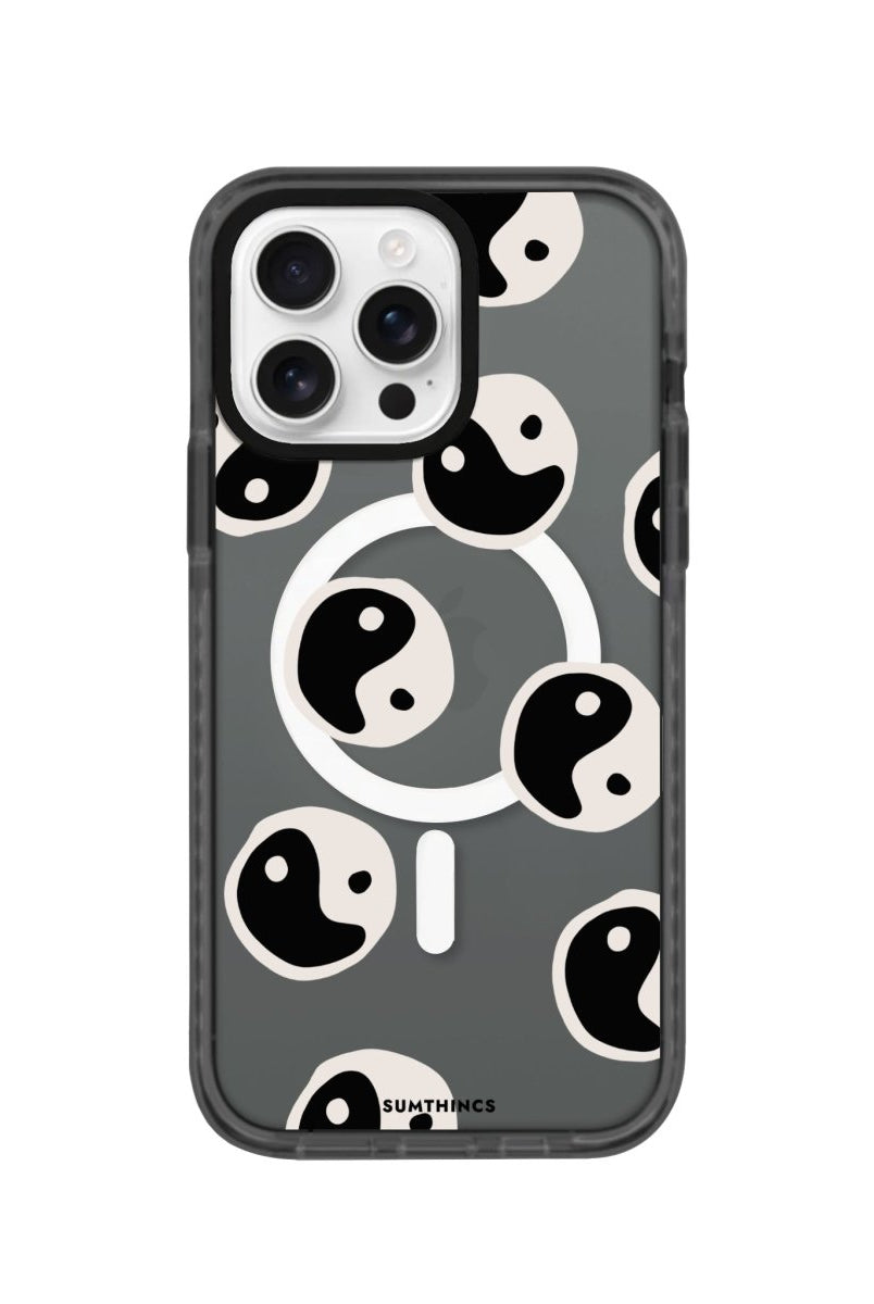 iPhone 16 Pro Balance Magsafe Procase Şeffaf Telefon Kılıfı Antrasit - SUMTHINCS