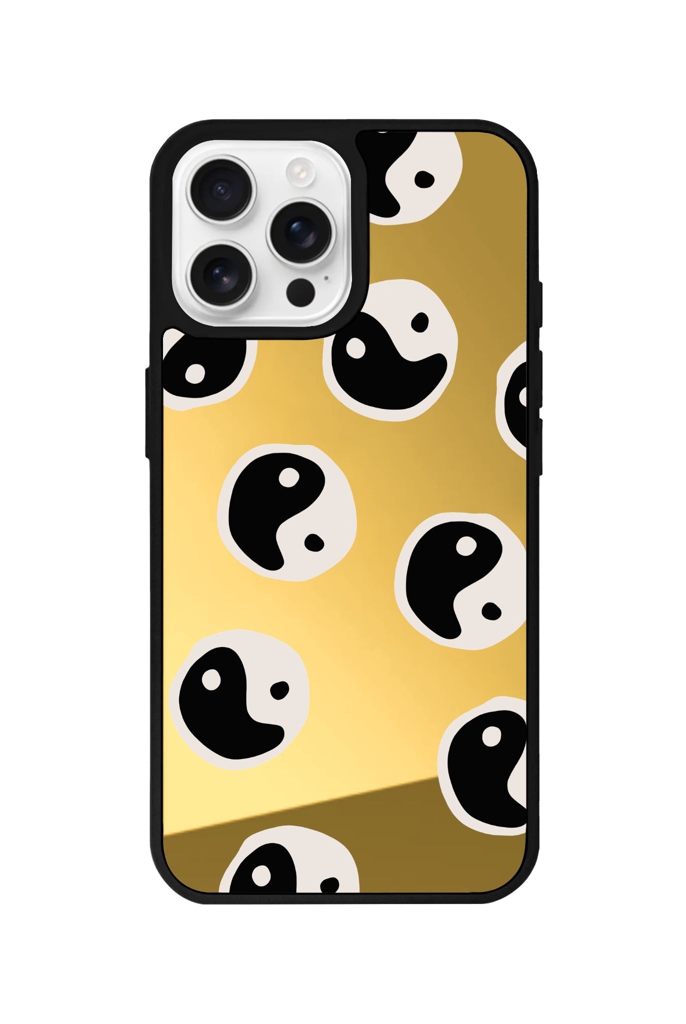 iPhone 16 Pro Balance Mirror Aynalı Telefon Kılıfı Altın - SUMTHINCS