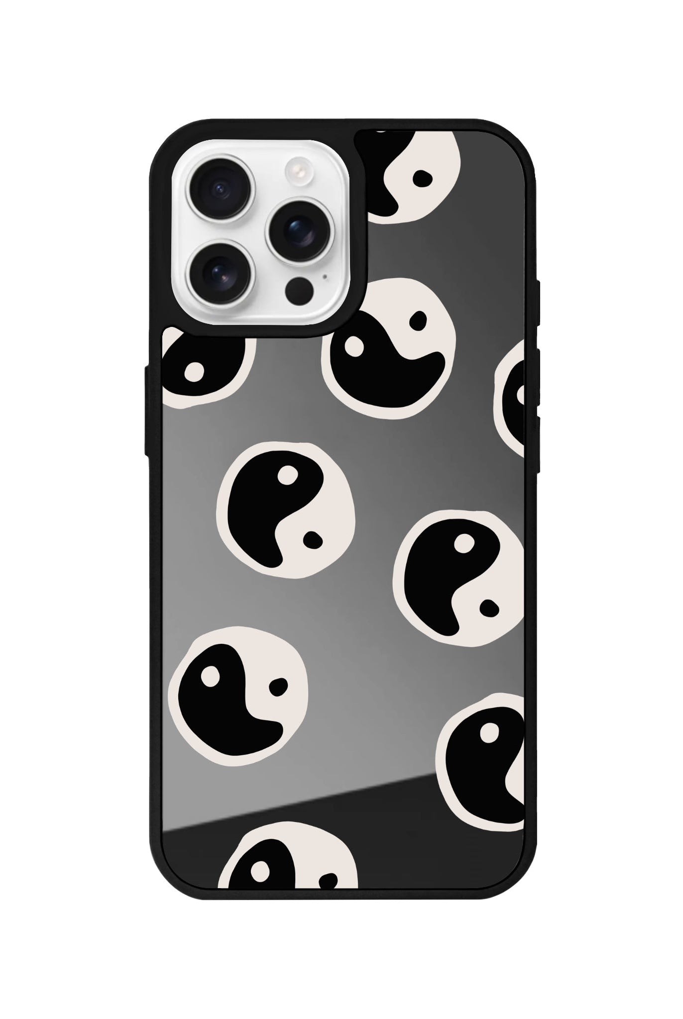 iPhone 16 Pro Balance Mirror Aynalı Telefon Kılıfı Antrasit - SUMTHINCS