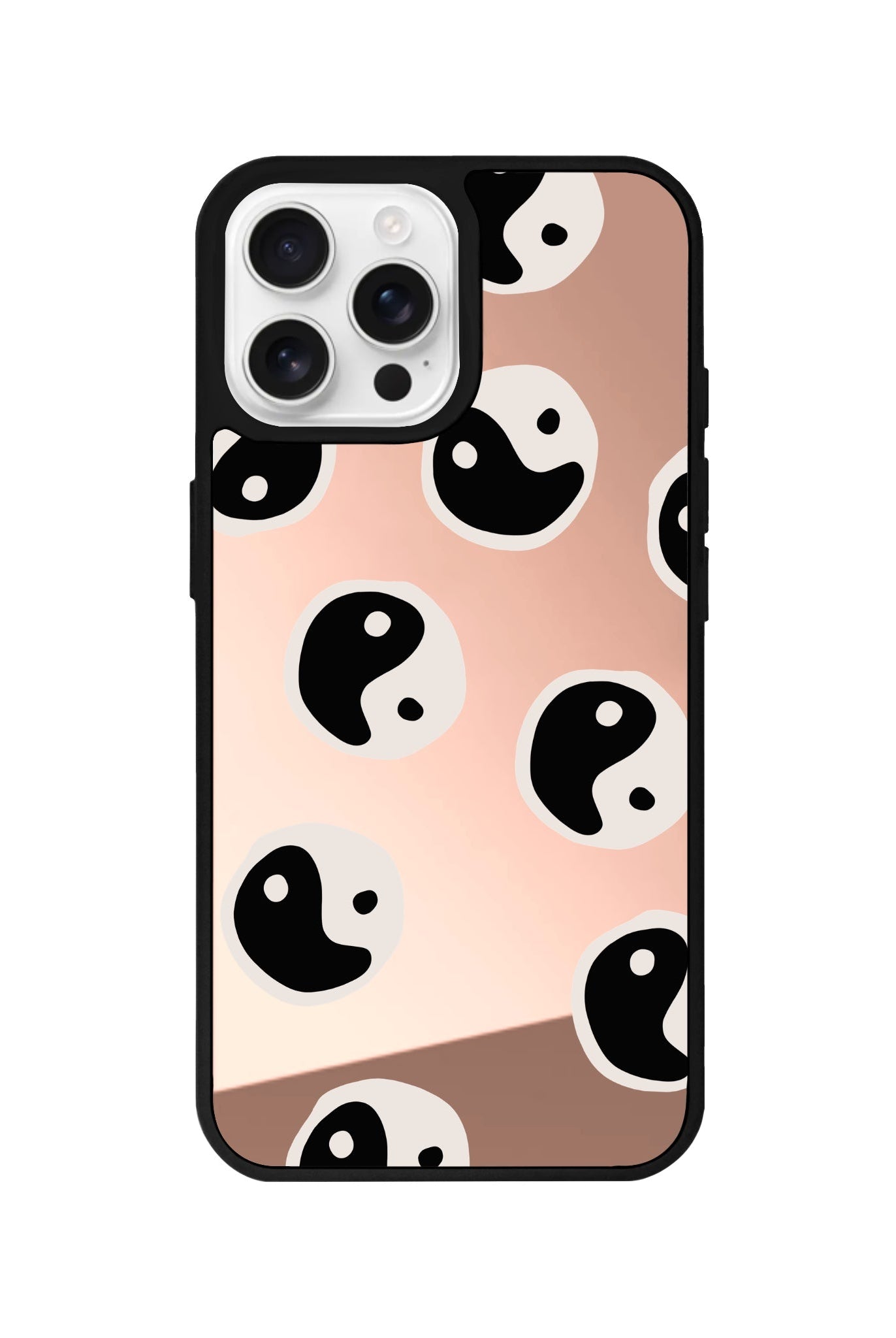 iPhone 16 Pro Balance Mirror Aynalı Telefon Kılıfı Metalik Pembe - SUMTHINCS