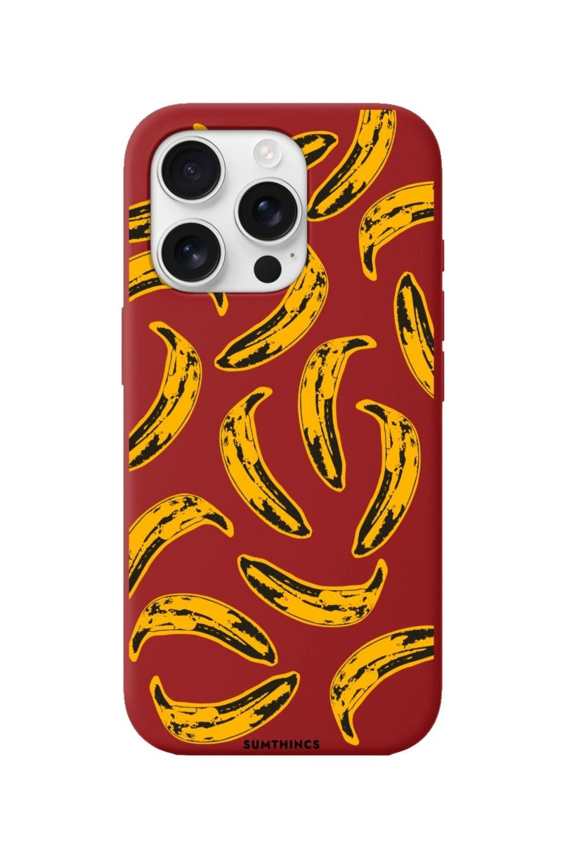 iPhone 16 Pro Bananas Premium Telefon Kılıfı Kırmızı - SUMTHINCS