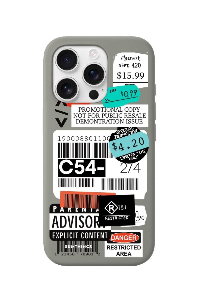 iPhone 16 Pro Barcode C54 Premium Telefon Kılıfı - SUMTHINCS