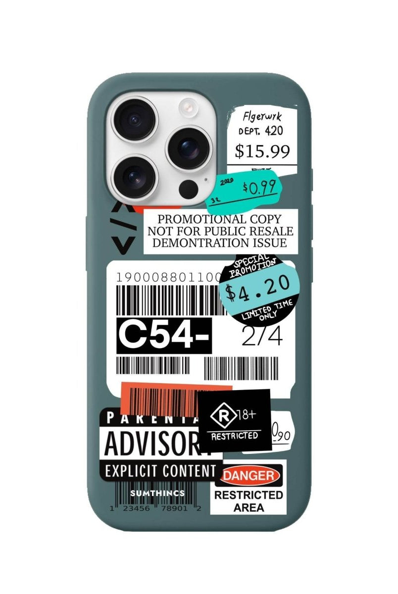 iPhone 16 Pro Barcode C54 Premium Telefon Kılıfı - SUMTHINCS