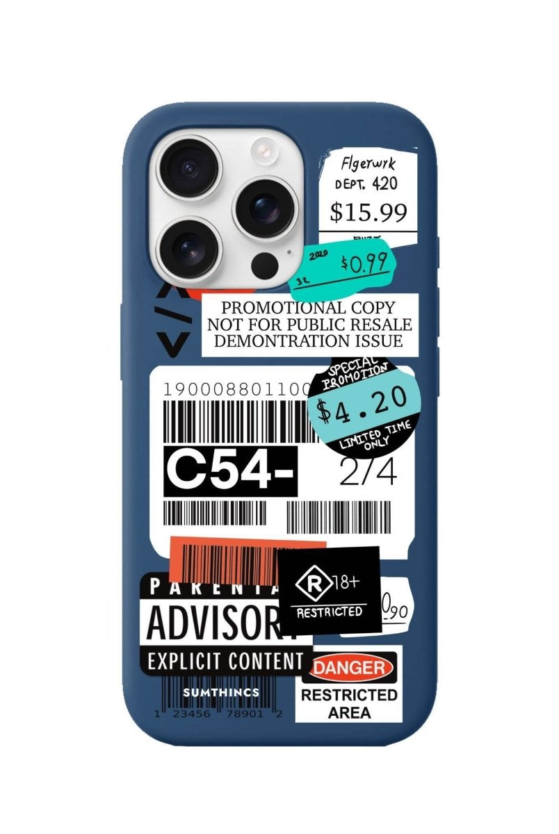 iPhone 16 Pro Barcode C54 Premium Telefon Kılıfı - SUMTHINCS