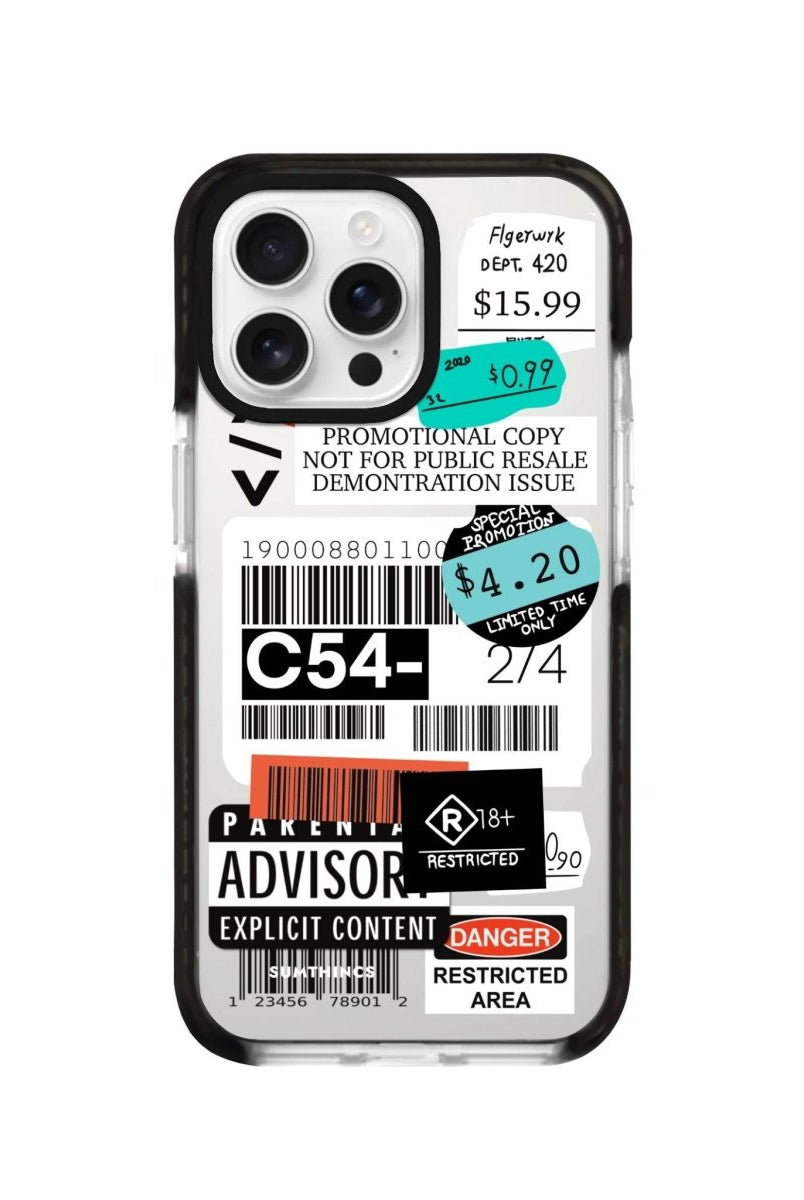 iPhone 16 Pro Barcode C54 Procase Şeffaf Telefon Kılıfı - SUMTHINCS