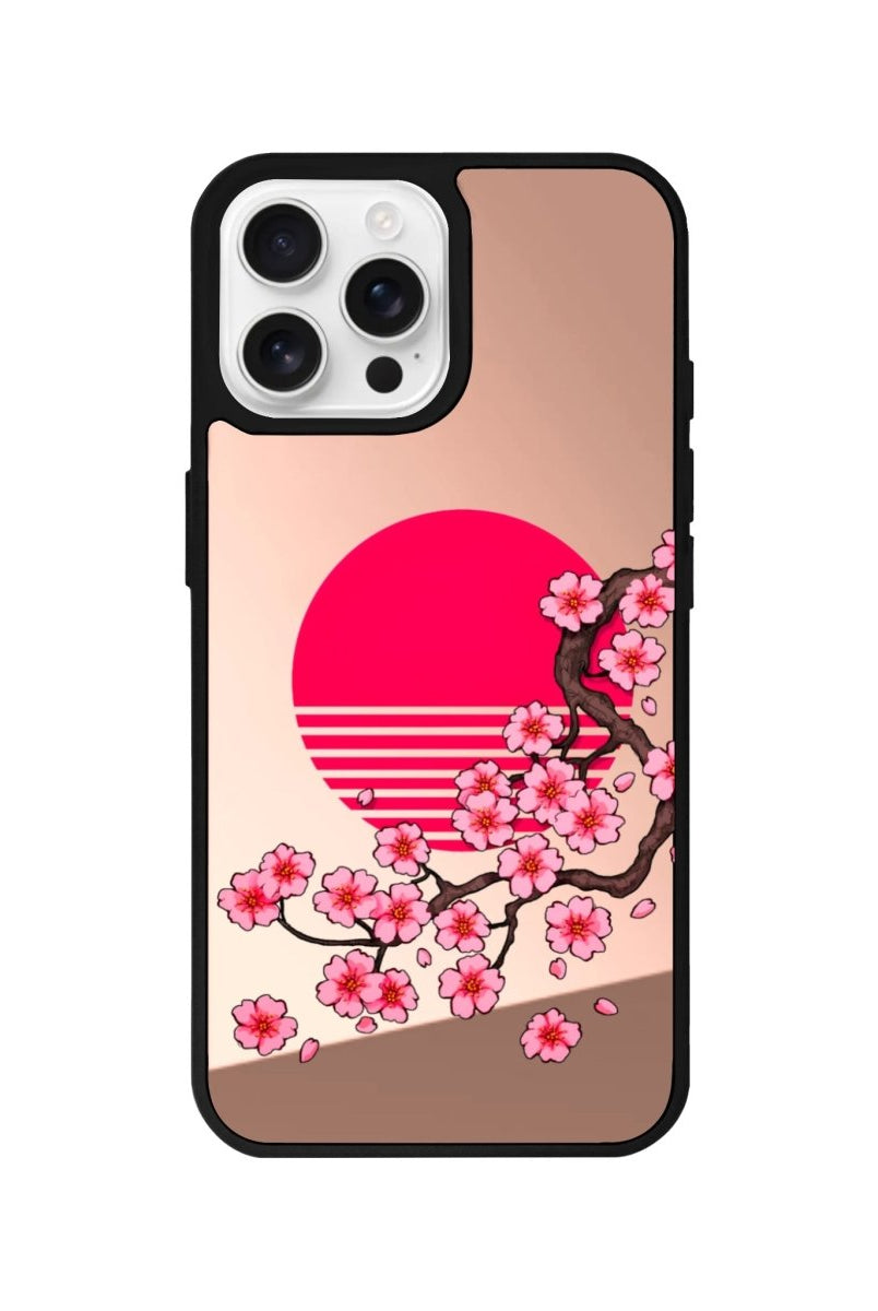 iPhone 16 Pro Cherry Blossom Dawn Mirror Aynalı Telefon Kılıfı Metalik Pembe - SUMTHINCS